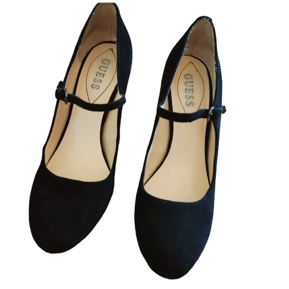 Guess Black 4 & 1/2" Pump Heels SZ 9.5 M - Picture 5 of 6